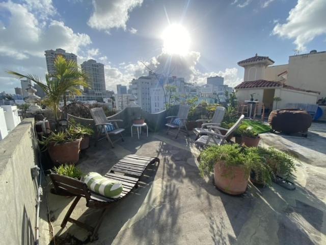 Fresh Tropical Colonial Style Walk-Up- Rooftop Terrace- Beach View San Juan Exterior foto